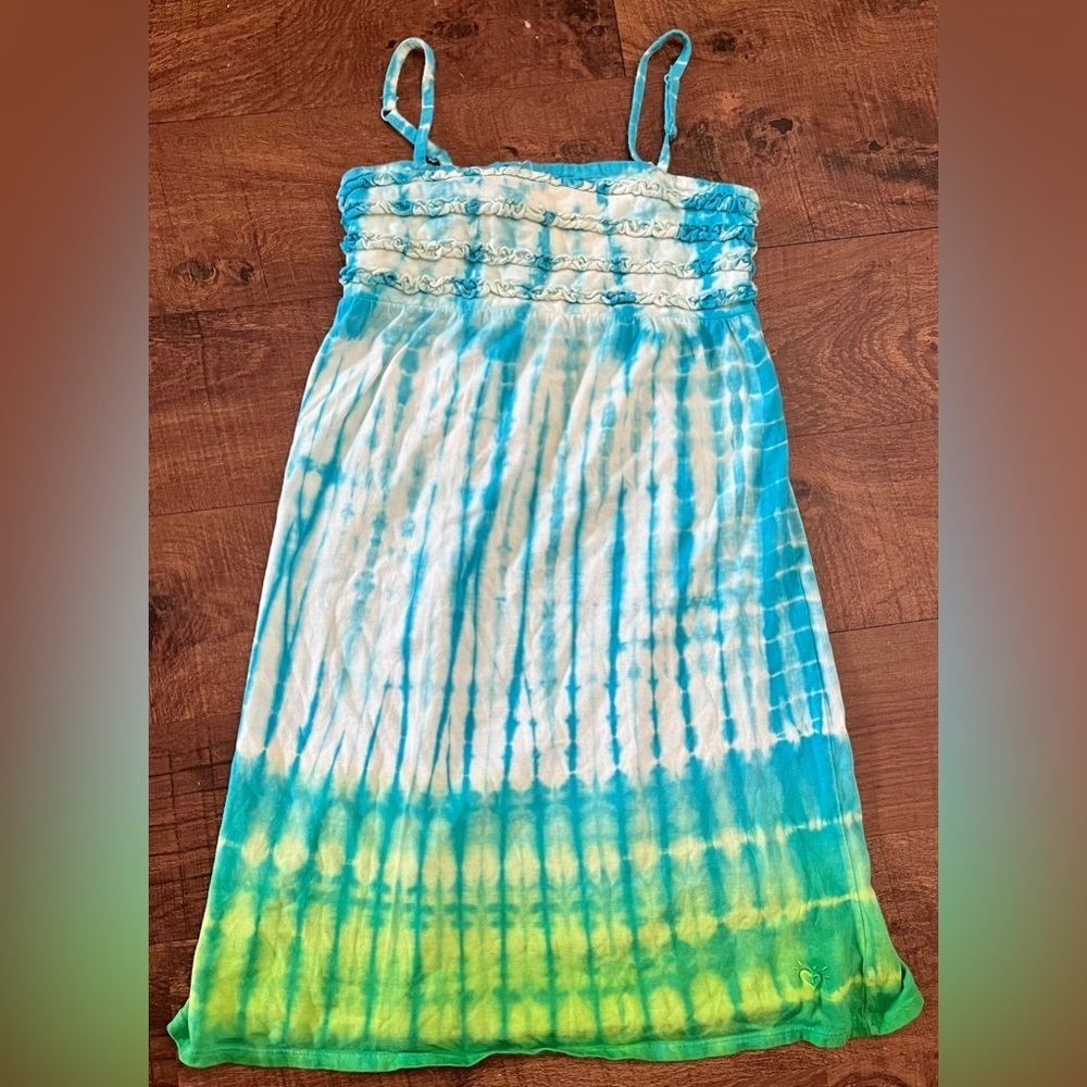 Justice girls sundress tie dye Sz 14